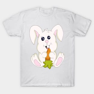 Cute Bunny With Carrot T-Shirt